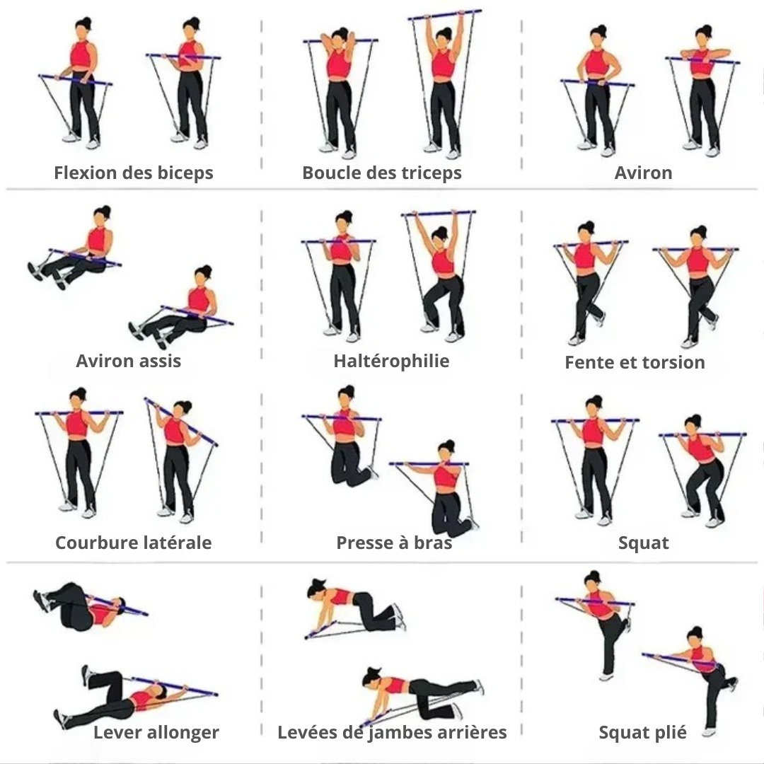 Barre de Pilates portable